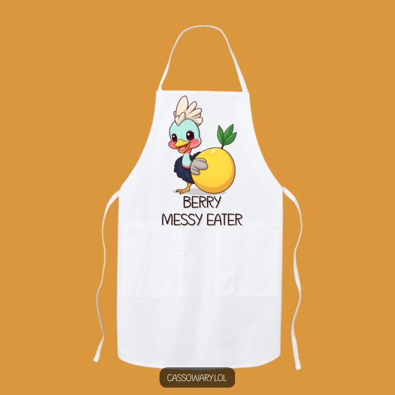 Funny Cassowary Chef's Apron: Cook Up Laughs in the Kitchen