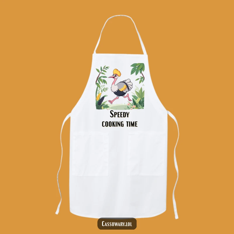 Funny Cassowary Apron - Chef on the Go