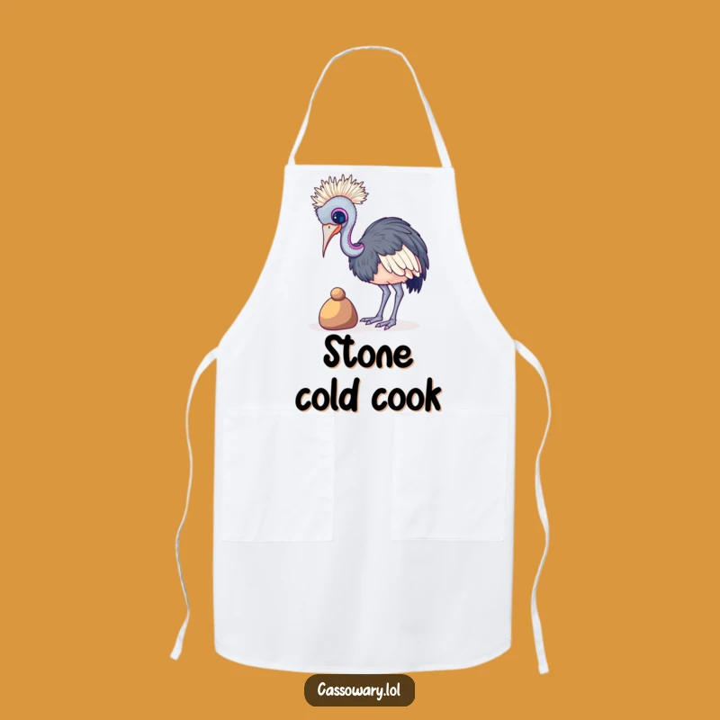 Funny Cassowary Chef's Apron: Master the Art of Balancing Ingredients