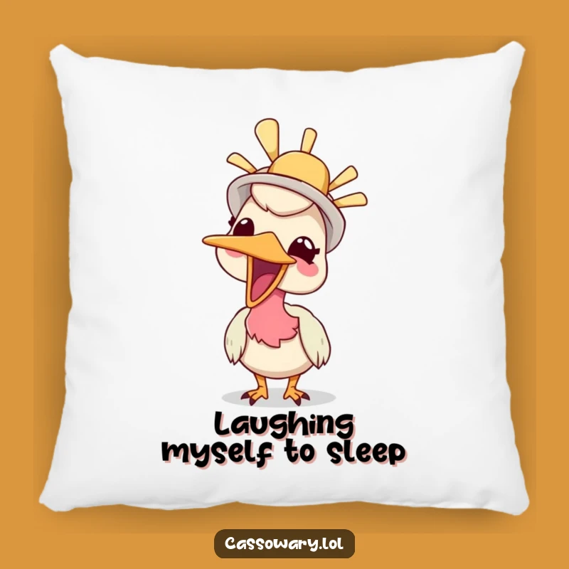Cushy Funny Giggling Cassowary Pillow: Soft & Cheerful Gift