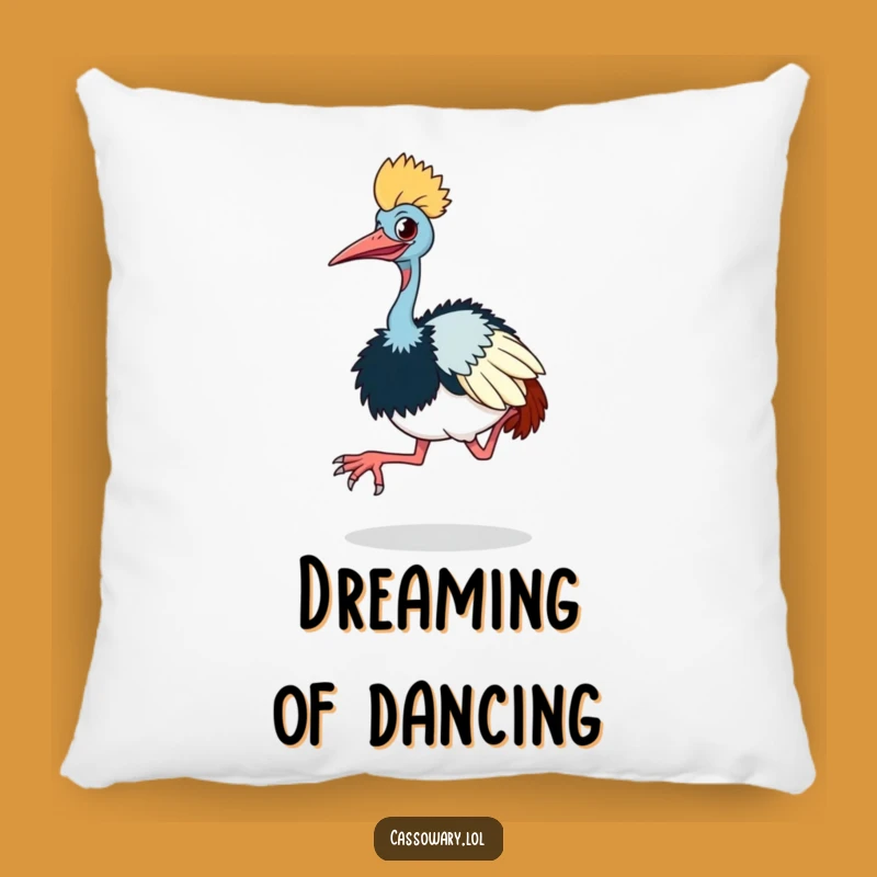 Soft Funny Cassowary Hop Pillow - Cuddle Up and Hop!