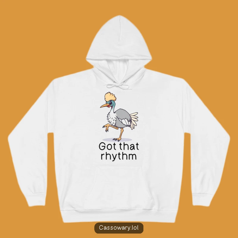 Funny Cassowary Tap Energy Hoodie: Cozy Comfort for the Energetic Soul