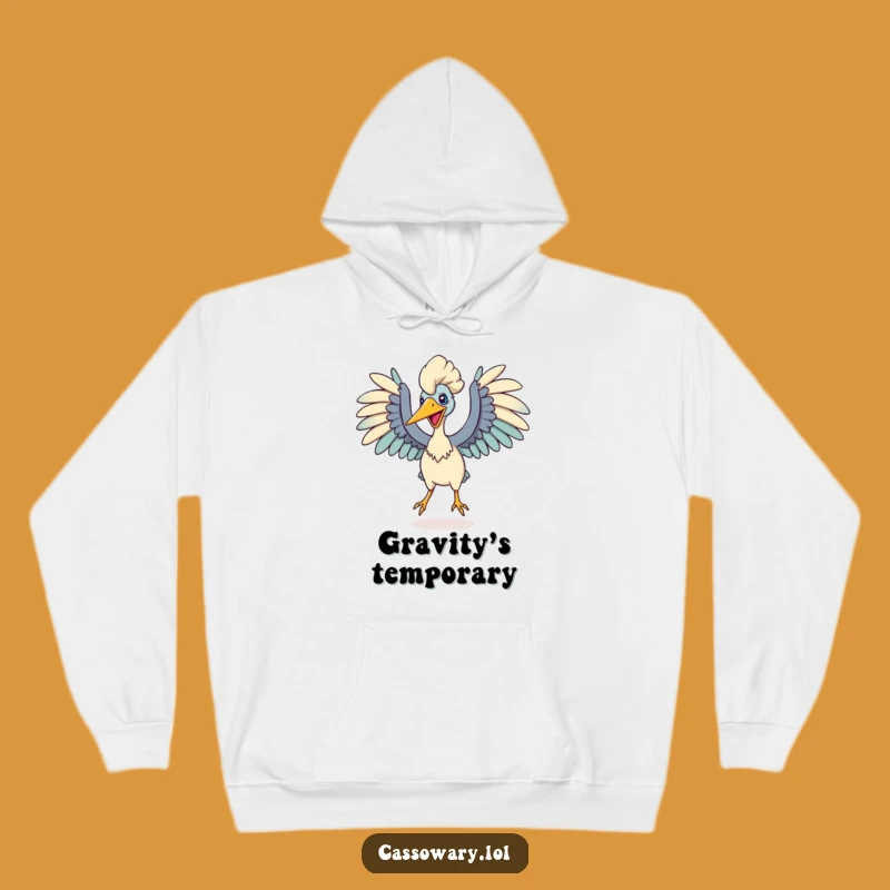 Cozy Funny Cassowary Leap Hoodie: Feel Empowered and Comfortable