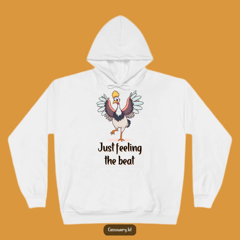 Funny Cassowary Dancing Hoodie - Cozy Happy Bird Gift