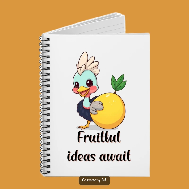 Funny Cassowary Fruit Ideas Notebook: Jot Down Your Yummiest Thoughts