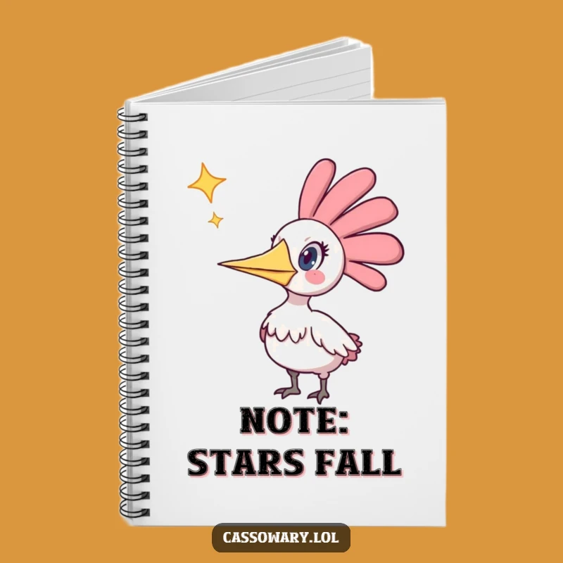 Funny Cassowary Star Surprise Notebook: Jot Down Your Cosmic Thoughts