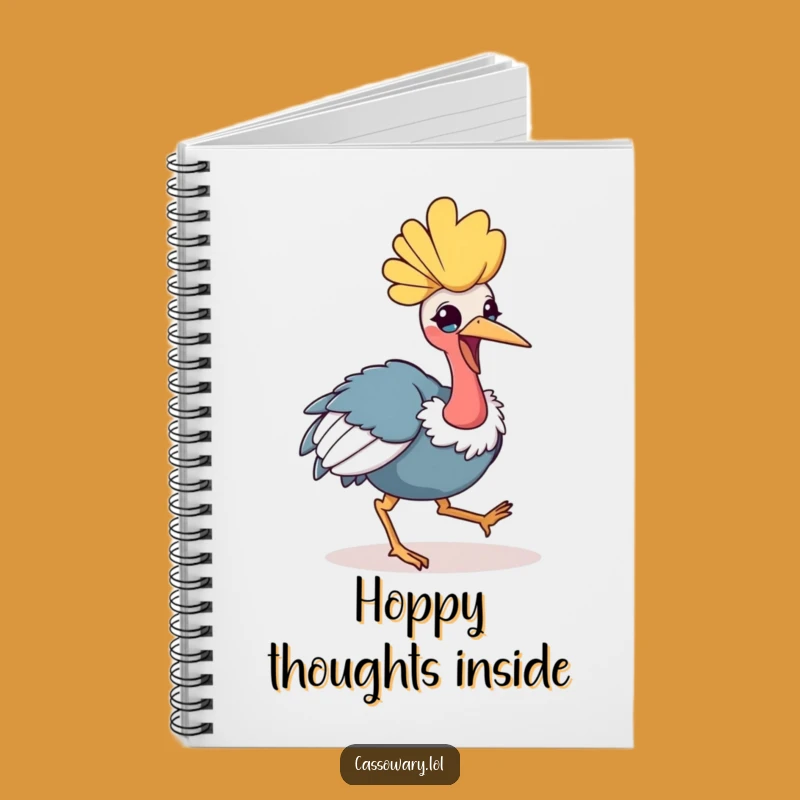 Funny Kawaii Cassowary Hop Notebook: Jot Down Ideas with This Funny Gift