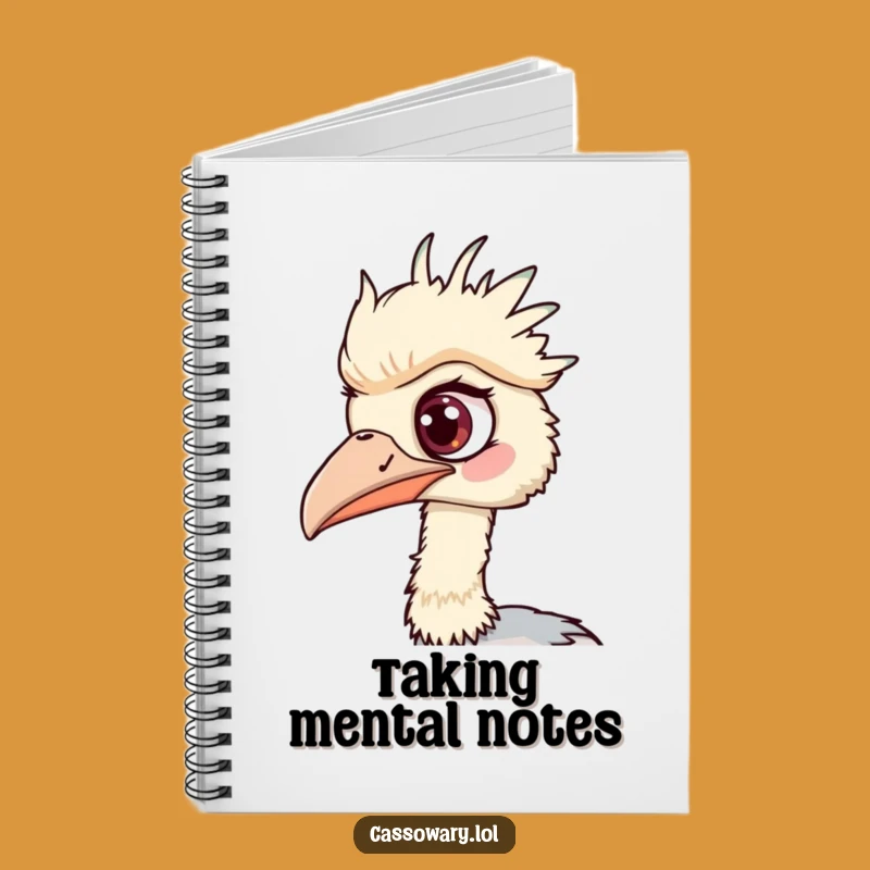 Funny Cassowary Notebook: One Eyed Journaling Fun, Creative Gift