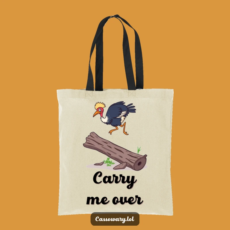 Funny Cassowary Agility Tote Bag - Carry Your Energetic Style