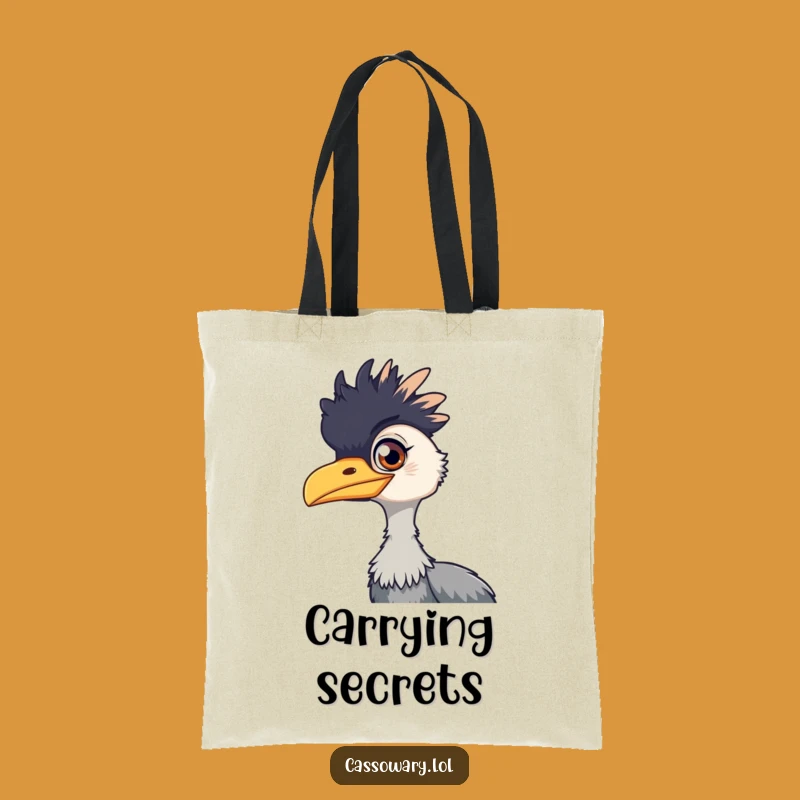 Funny Cassowary Mischief Tote Bag: Carry Your Playful Spirit Everywhere